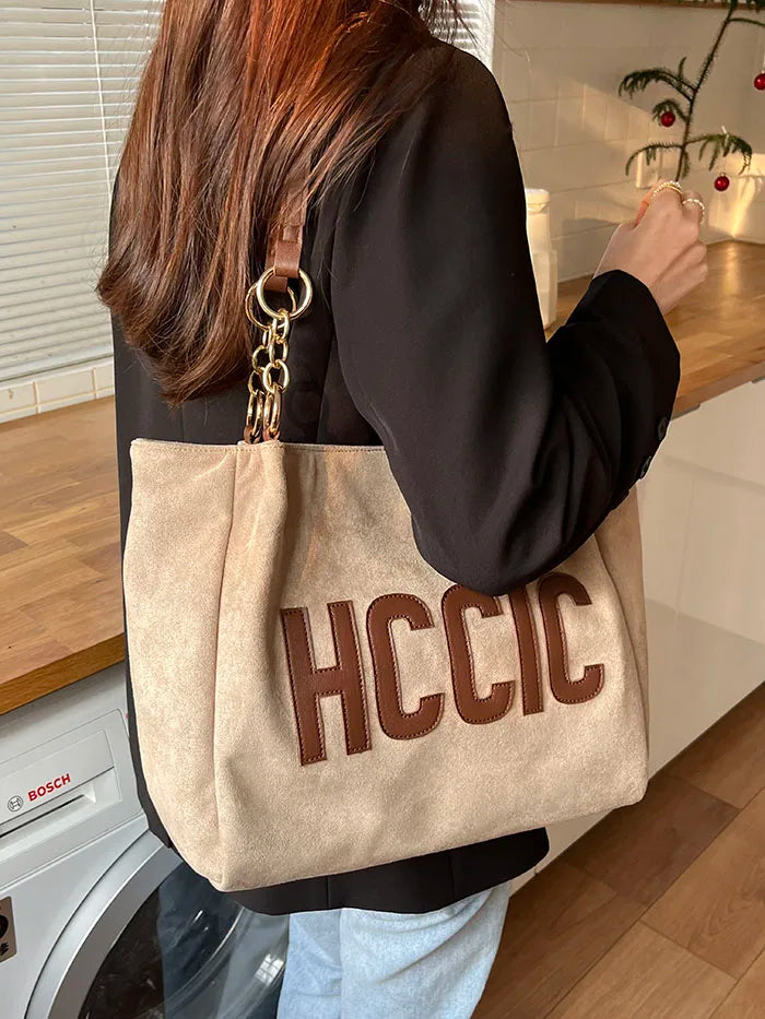 Large Capacity Tote Bags for Women Vintage Shoulder Bag