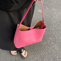 Large Capacity Totes Shoulder Bags for Women Solid Casual Female Handbags