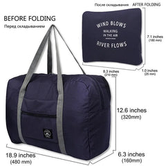 Large Capacity Travel Bag Folding Duffel Storage Bag Men And Women Clothing Orga