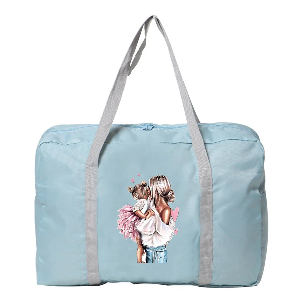 Large Capacity Travel Bag Hand Luggage Tote For Lady Men