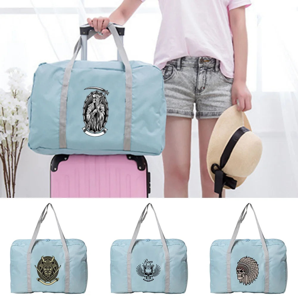 Large Capacity Travel Bag Foldable Luggage Handbags Storage Duffle