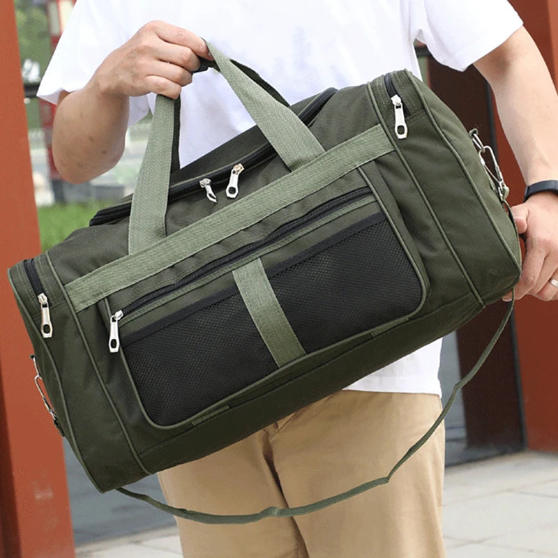 Large Capacity Travel Bag Multifunction Unisex Luggage Duffle Handbag