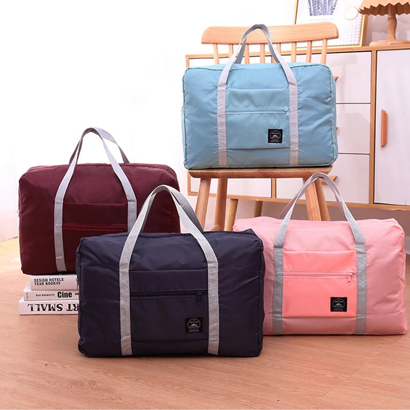 Large Capacity Travel Bags Foldable Unisex WaterProof Handbags Men Women