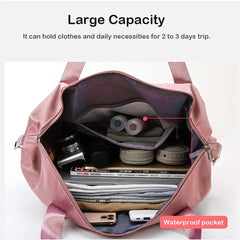 Large Capacity Travel Bags Portable Bag Nylon Foldable Tote Luggage Waterproof