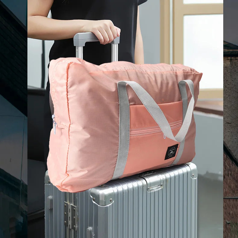 Large Capacity Travel Bags Portable Bag Nylon Foldable Tote Luggage Waterproof