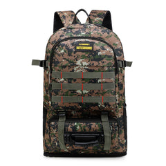 Large Capacity Camo Travel Knapsack Waterproof Multi-Pockets