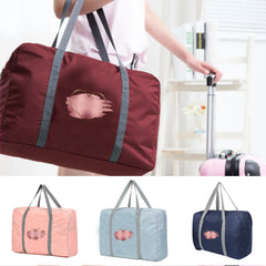 Large Capacity Travel Tote Bag Foldable Luggage Organizer Love Duffle Bags