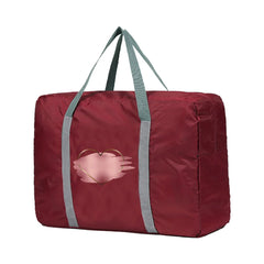 Large Capacity Travel Tote Bag Foldable Luggage Organizer Love Duffle Bags