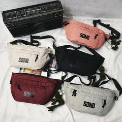 Large Capacity Unisex Waist Bag Fanny Pack Street Wear Chest Bags