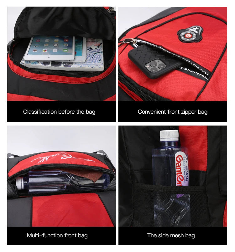 Waterproof Mountaineering Backpack, Outdoor Camping Rucksack