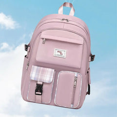 Spacious Zipper Pockets School Backpack