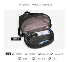 Large Capacity Women Drawstring Backpack Lightweight Lady's Travel