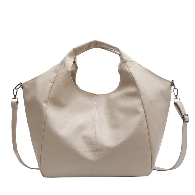 Large Capacity Women Pu Leather Handbags Travel Bag High Ladies Shoulder Messeng