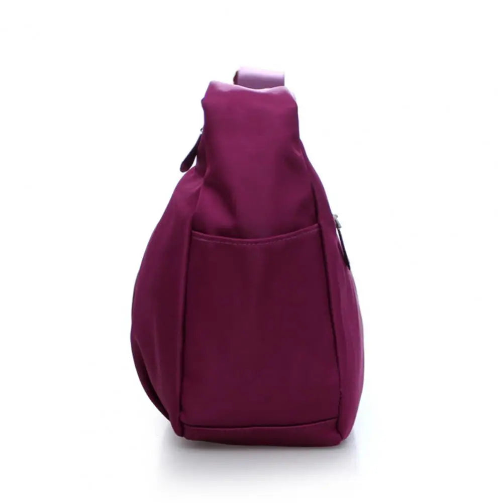 Large Capacity Women Shoulder Bag Waterproof Solid Pocket Wallet