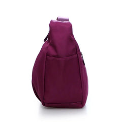 Large Capacity Women Shoulder Bag Waterproof Solid Pocket Wallet
