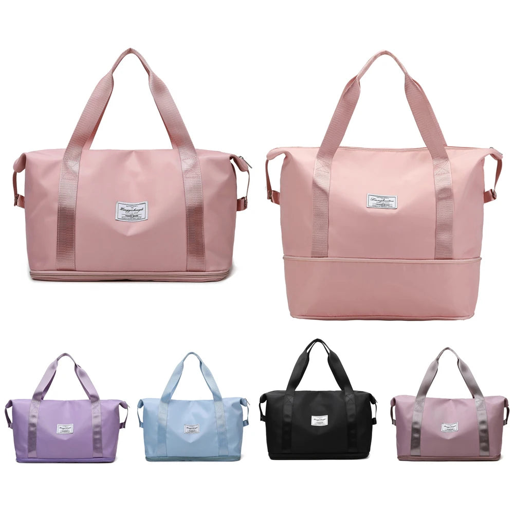 Women Tote Waterproof Luggage Bag Gym Shoulder Handbag Sport Travel