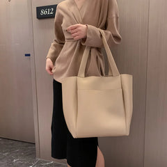 Large Capacity Women's Bag Shoulder Bags PU Soft Leather Ladies Travel Handbags