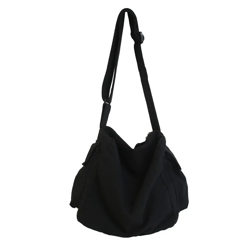 Large Capacity Women's Canvas Crossbody Shoulder Bag
