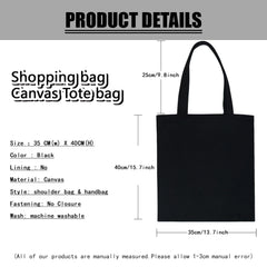 Large Capacity Women's Canvas Shopper Bag