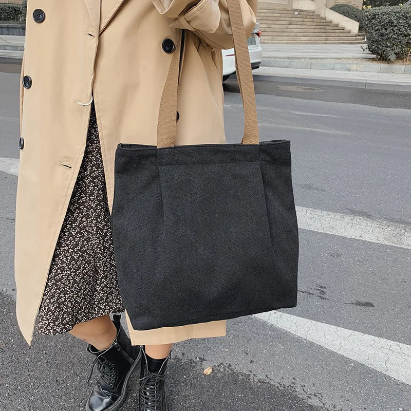 Large Capacity Vintage Tote Bags Canvas Messenger Bags