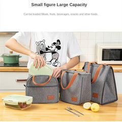 Large Insulated Lunch Bag for Men Women Reusable Leakproof Lunch Box Cooler Tote