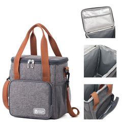 Large Insulated Lunch Bag for Men Women Reusable Leakproof Lunch Box Cooler Tote