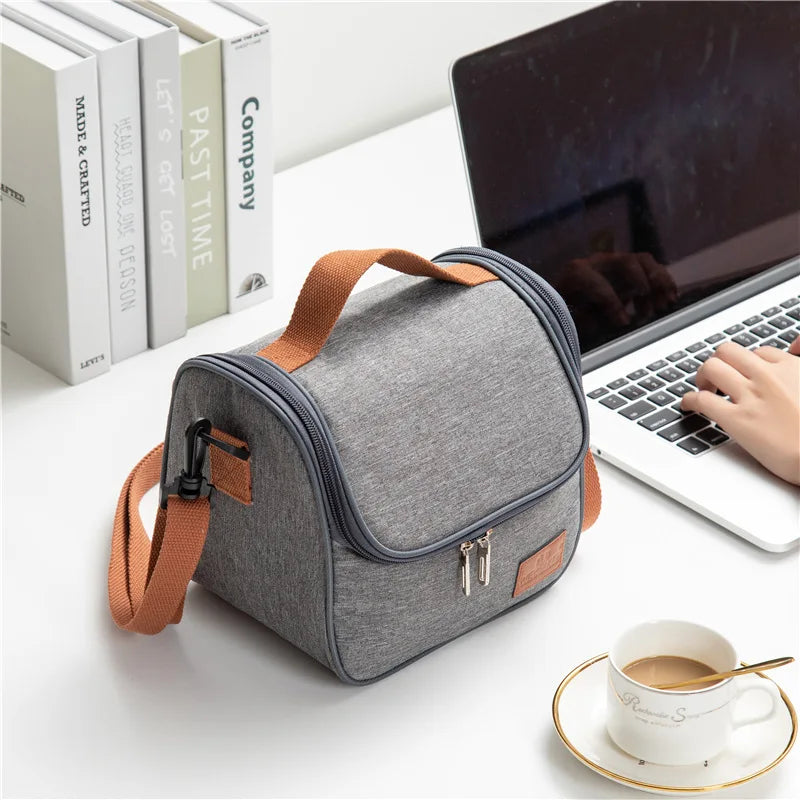 Large Insulated Lunch Bag for Men Women Reusable Leakproof Lunch Box Cooler Tote