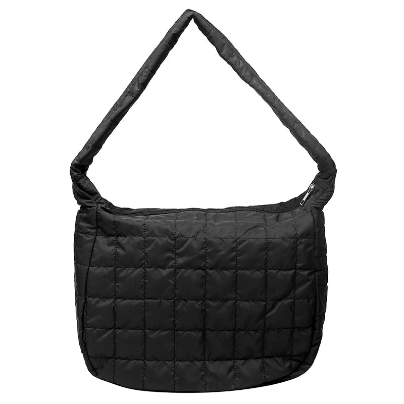 Retro High Capacity Shoulder Tote Bag Winter Style Crossbody Bag
