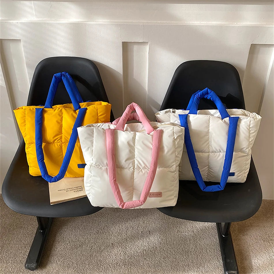 Large Tote Bags for Women Spring High Capacity Candy Shoulder Side Bag