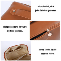 Travel Cosmetic Bag for Women Leather Makeup Organizer Female Toiletry Kit Bags