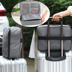 Large Waterproof Document Storage File Lockbox Folder Passport Holder