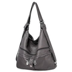 Large Women Shoulder Bag Pu Leather Crossbody Bag Soft Leather Messenger Bag