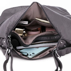Large Women Shoulder Bag Pu Leather Crossbody Bag Soft Leather Messenger Bag