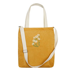 Women Shoulder Bag Canvas Tote Shopping Handbag Crossbody Book Bags