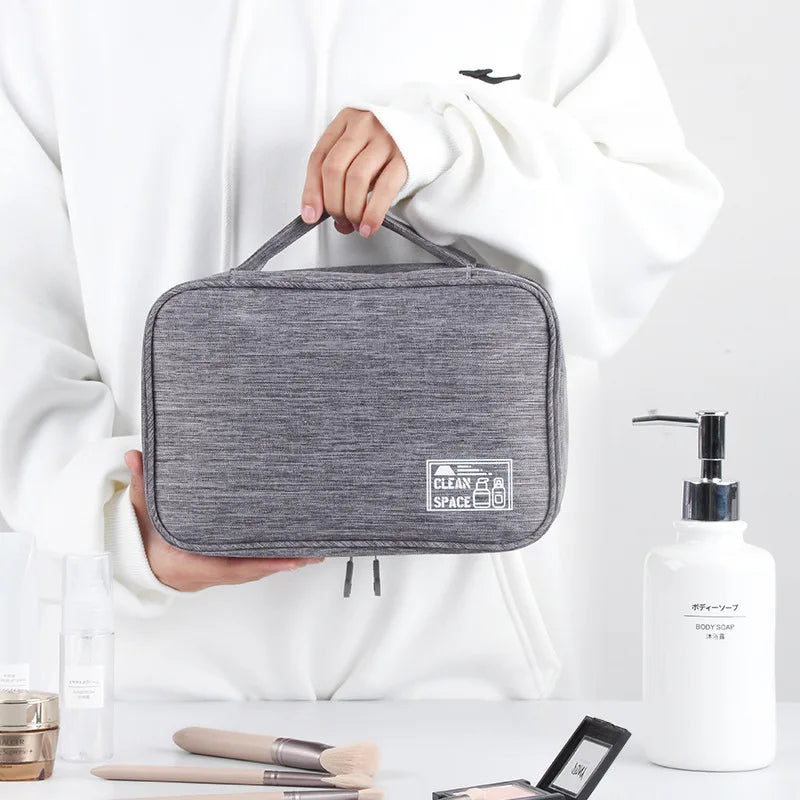 Large-Capacity Wash Cosmetic Bag Travel Makeup Storage Handbag