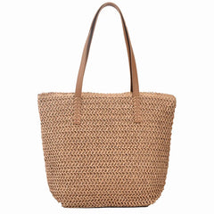 Large-capacity Woven Crossbody Bag for Women Spring and Summer Tote Bag