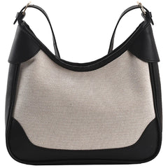 Canvas Shoulder Bag with Large Capacity