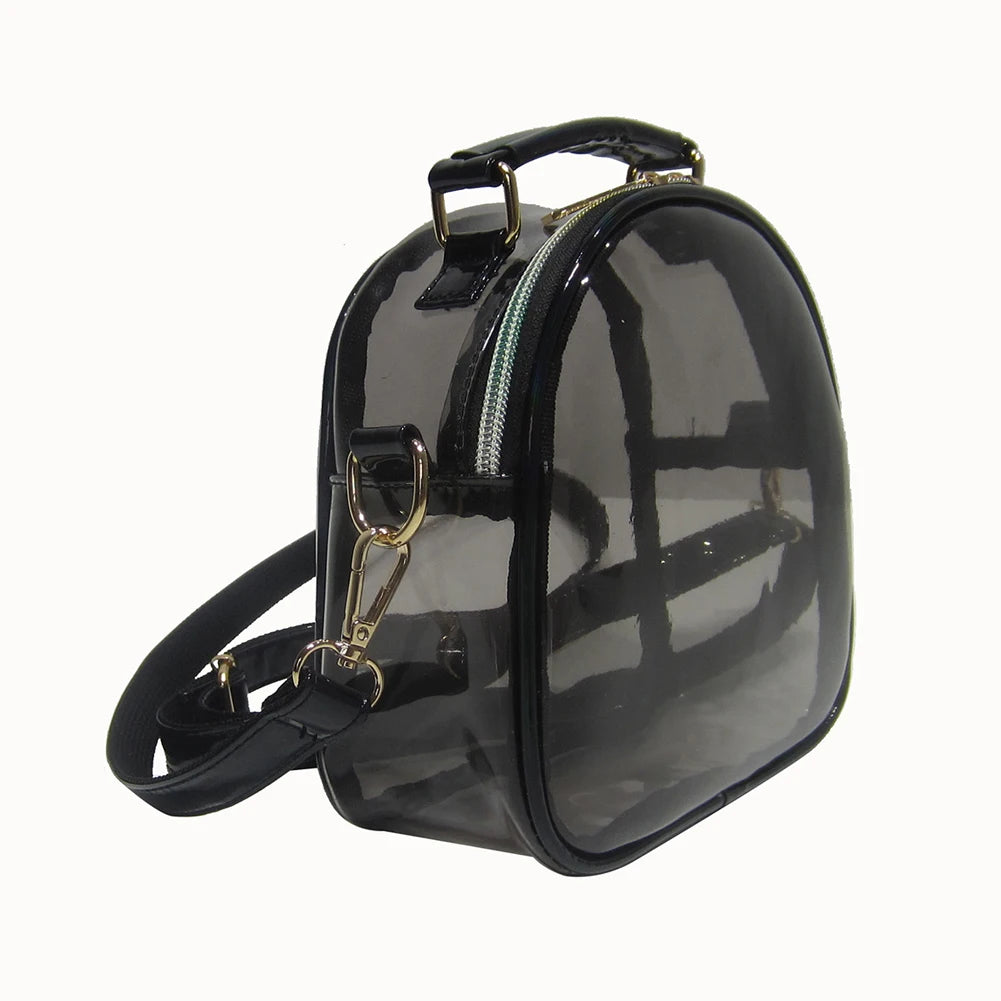 Laser Transparent PVC Crossbody Bag Women Mini Jelly Clear Shoulder Phone Bags