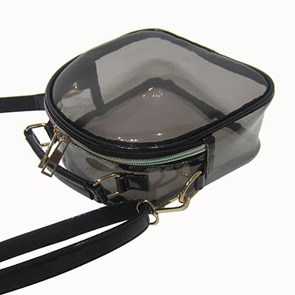 Transparent PVC Crossbody Bag Jelly Clear Shoulder Phone Bags