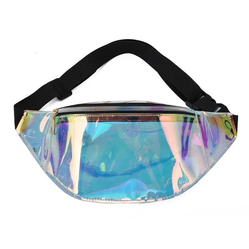 Women PVC Waist Bag Cross Body Fanny Pack