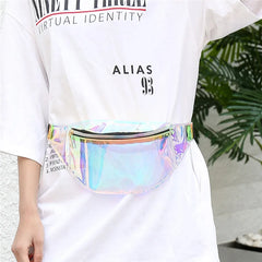 Women PVC Waist Bag Cross Body Fanny Pack