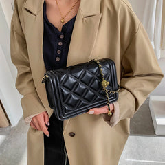 Vintage Chain Crossbody Bag Women's Shoulder Messenger Bag