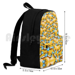 Outdoor Hiking Backpack Waterproof Camping Travel Pattern Layer Art