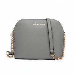 Small Leather Chain Shell Bag for Women