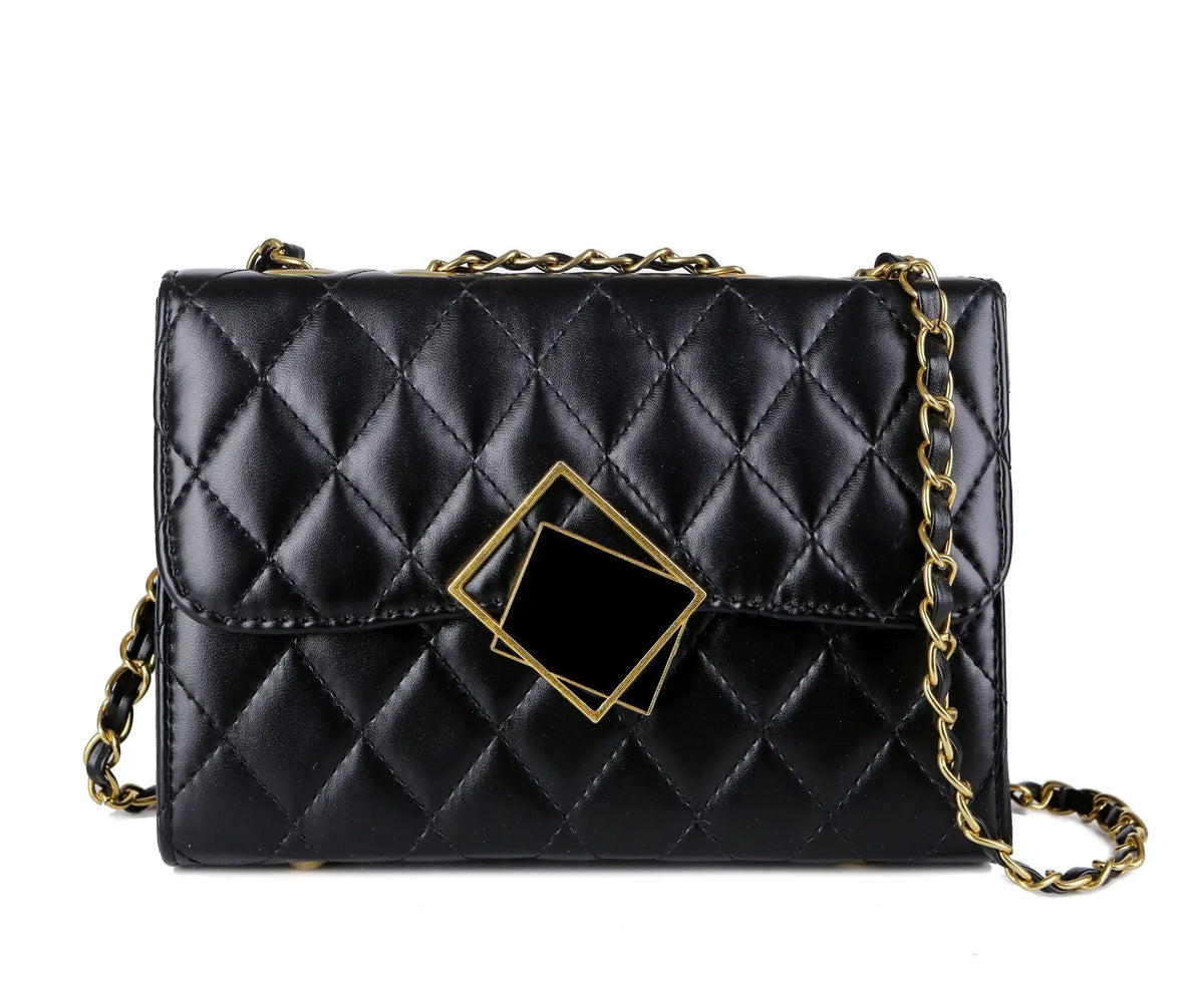 Leather Crossbody Shoulder Bag Women Chains Taschen