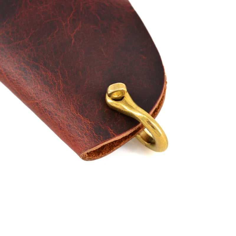 Leather Car Key Wallets Men/Women Key Holder Keys Organizer Case Unisex Keychain