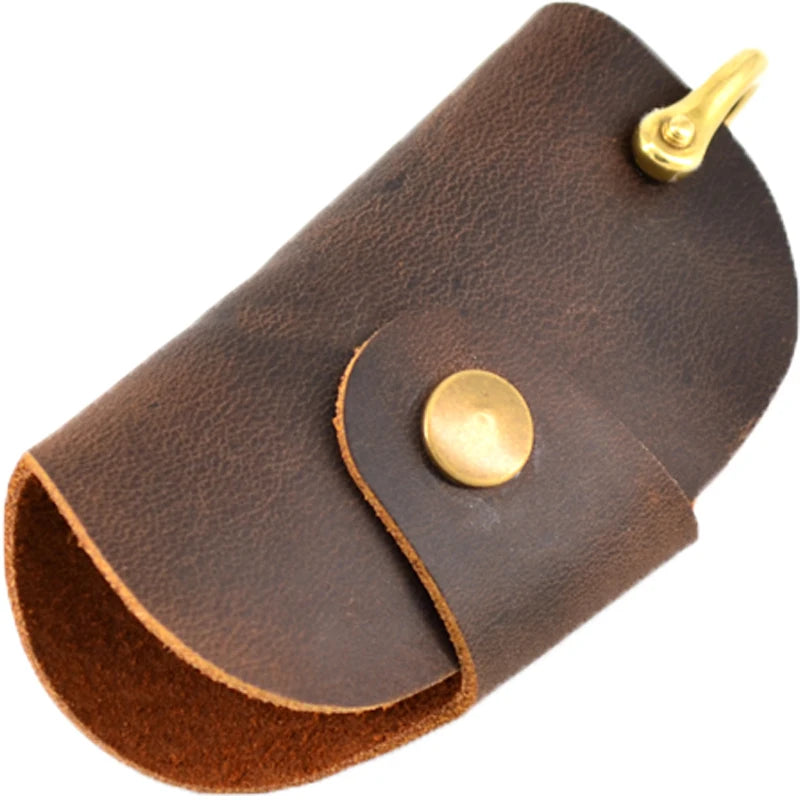 Leather Car Key Wallets Men/Women Key Holder Keys Organizer Case Unisex Keychain