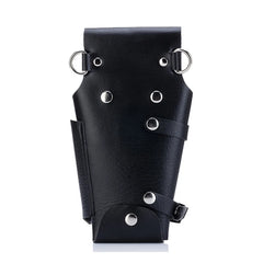 Leather Hairdressing Case Scissor Bag Barber Pouch Holder Rivet Purse