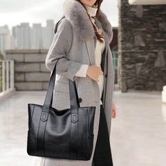 Leather Handbags Big Women Bag Casual Female Bags Ladies Large Capacity