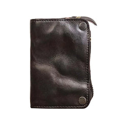Men's Leather Keychain Holder Organizer Split Car Key Wallet